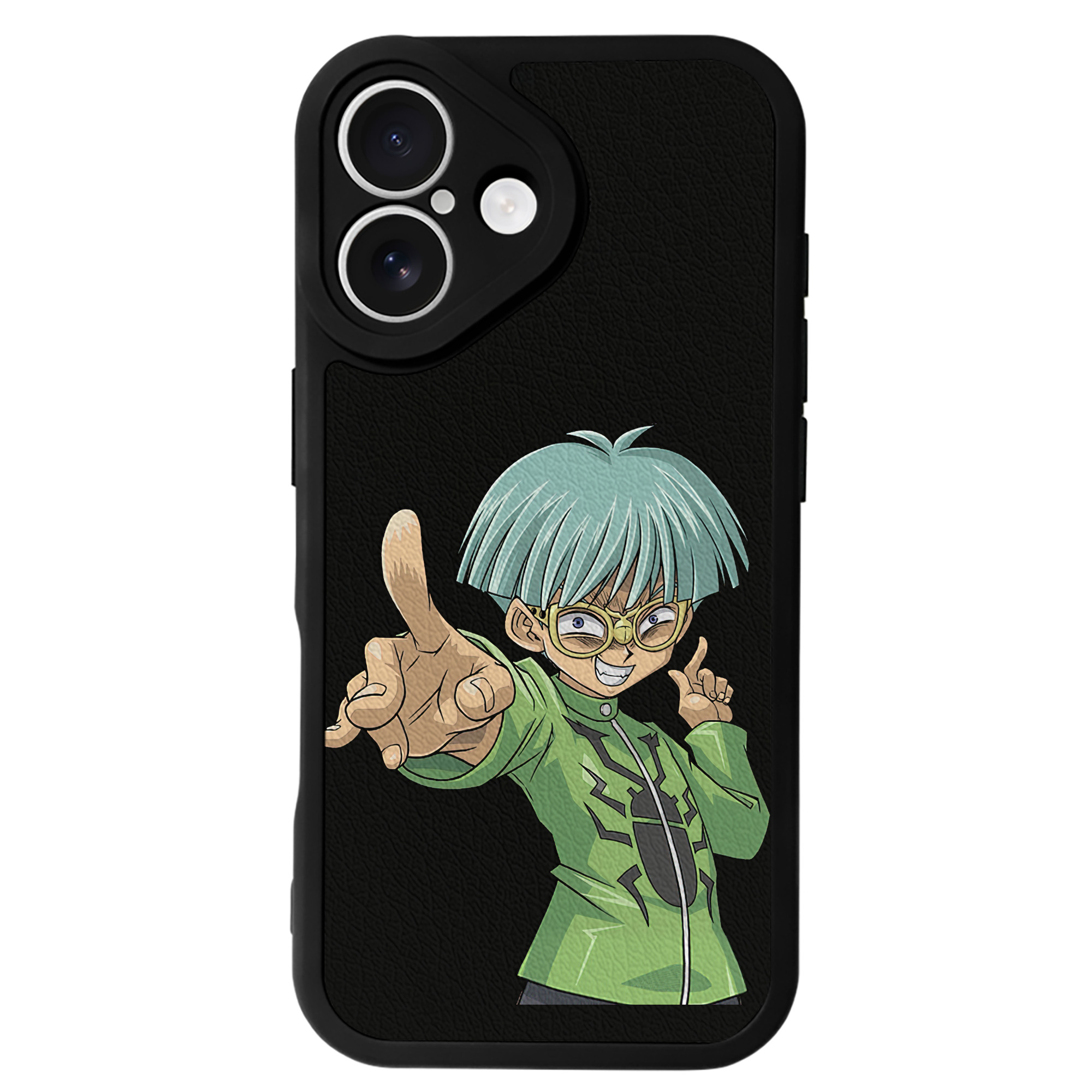 遊☆戯☆王 Yu-Gi-Oh! 【iPhone 16シリーズ対応】シリコンスマホケース（レザー調） 材質：シリコン